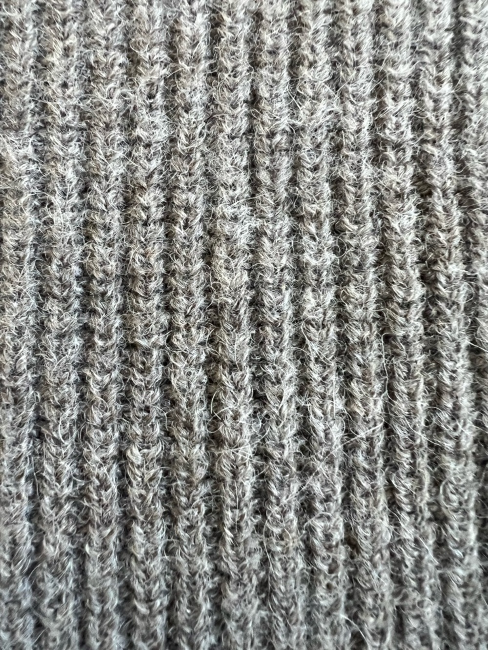 Jenni Kayne Women’s V-Neck Ribbed Sweater in Light Taupe - Picture 7 of 12